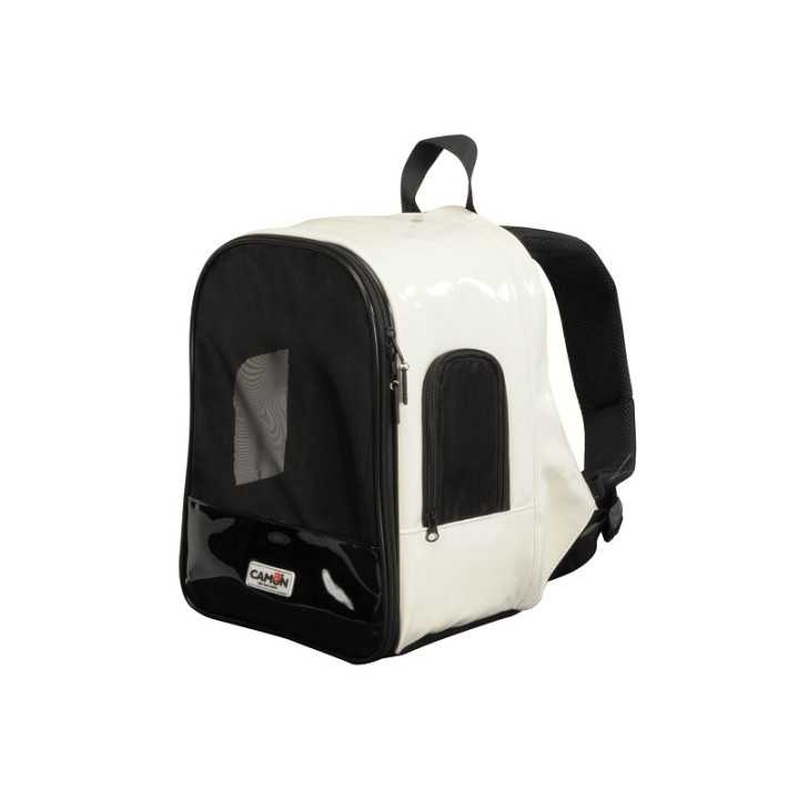 Camon Zainetto Trasportino Con Rete Traspirante 25 X 16 X 35 Cm. Nero