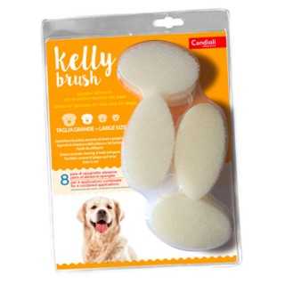 Candioli Kelly Brush Spugne Abrasive Pulizia Dentale Tg. Grande 8 Pz.