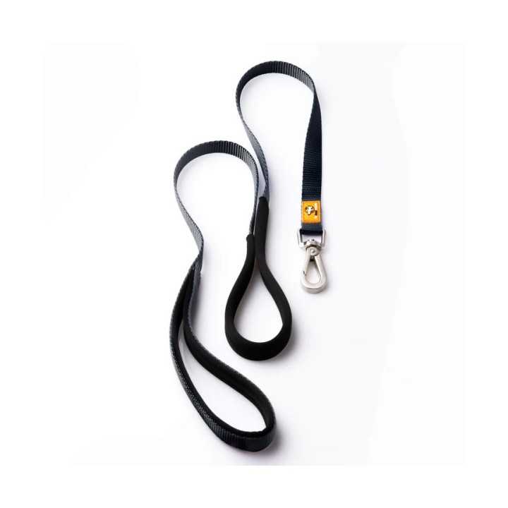 Canny Connect Guinzaglio In Nylon 120 Cm. / 25 Mm. Nero