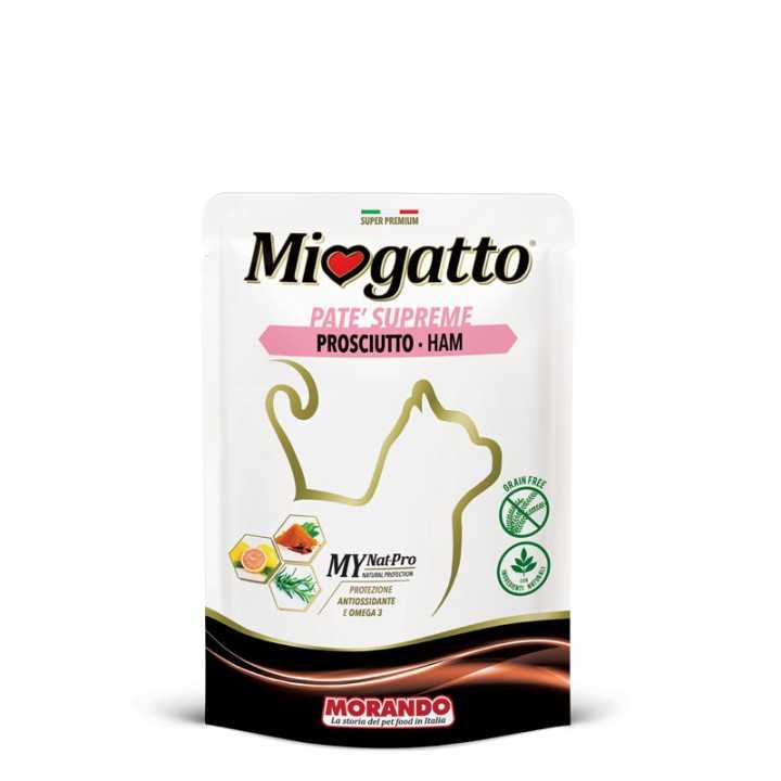 Miogatto Pate' Supreme Solo Prosciutto 85 Gr.