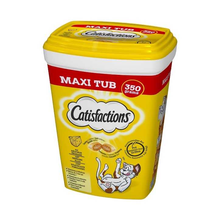 Catisfaction Snack Formaggio Maxi Tub 350 Gr.