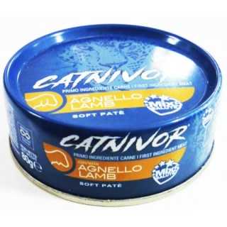 Catnivor Soft Pate' Agnello 80 Gr.