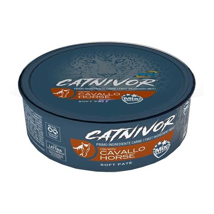 Catnivor Soft Pate' Cavallo 80 Gr.