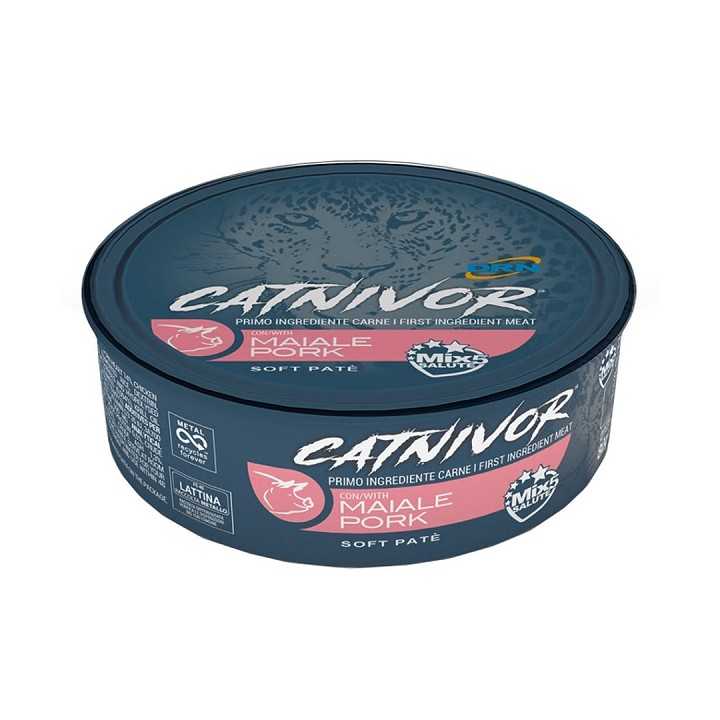 Catnivor Soft Pate' Maiale 80 Gr.