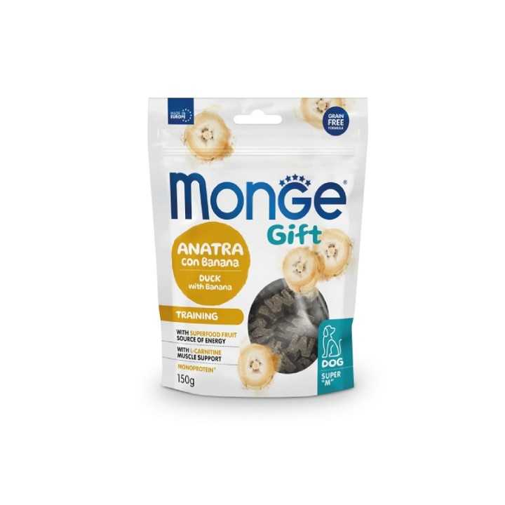Monge Gift Super "M" Training Anatra & Banana 150 Gr.