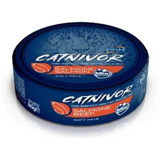 Catnivor Soft Pate' Salmone 80 Gr.