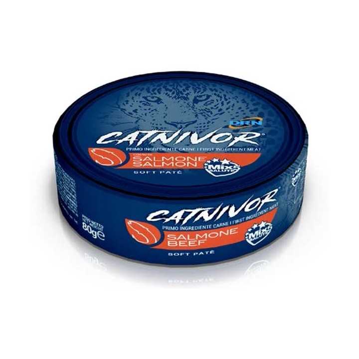 Catnivor Soft Pate' Salmone 80 Gr.