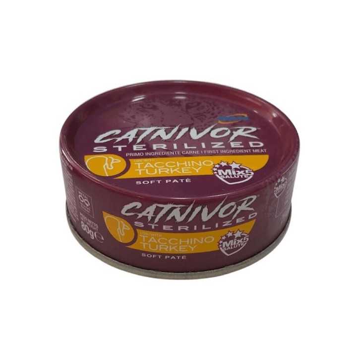 Catnivor Soft Pate' Sterilized Vitello 80 Gr.