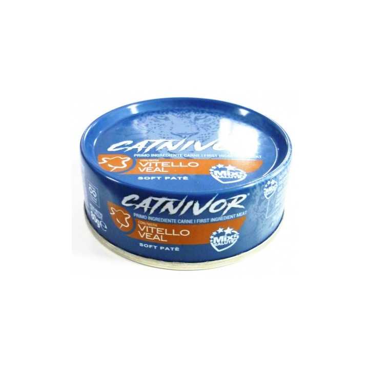 Catnivor Soft Pate' Vitello 80 Gr.