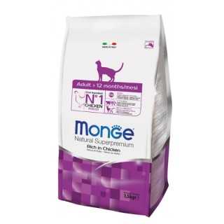 Monge Superpremium Cat Adult Ricco Di Pollo 400 Gr.