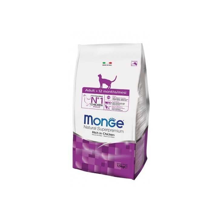 Monge Superpremium Cat Adult Ricco Di Pollo 400 Gr.