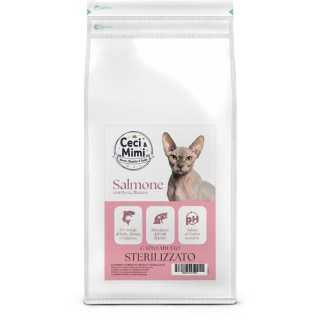 Ceci & Mimi Cat - Adult Sterilized Salmone & Pesce Bianco 300 Gr.
