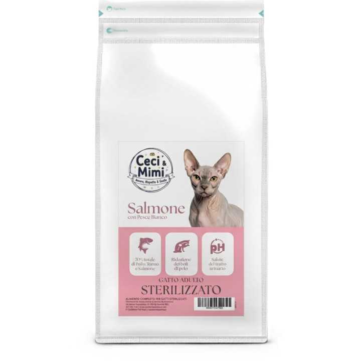 Ceci & Mimi Cat - Adult Sterilized Salmone & Pesce Bianco 300 Gr.