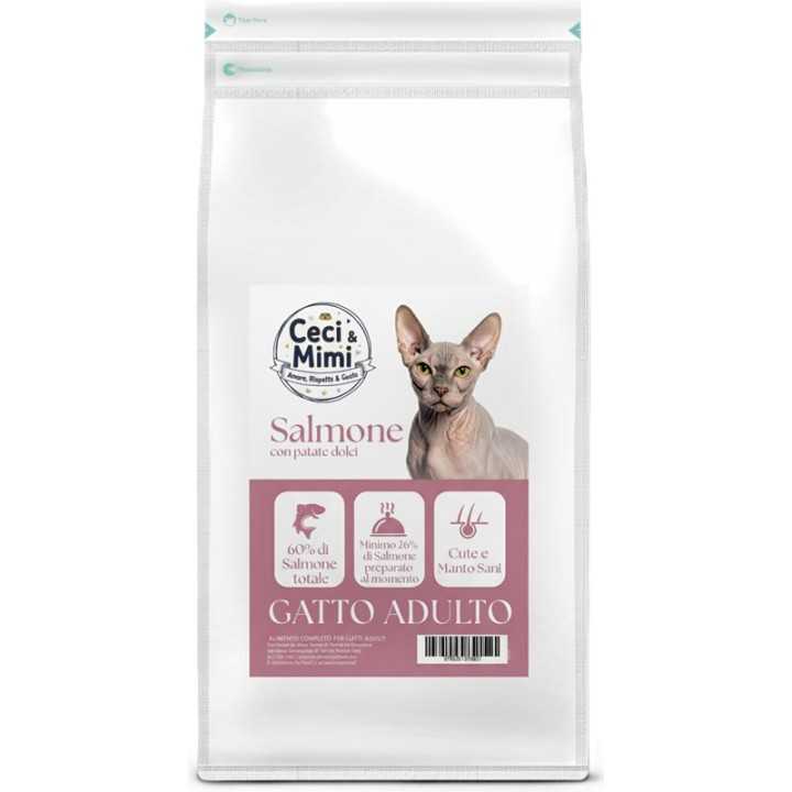 Ceci & Mimi Cat - Grain Free Adult Salmone & Patate Dolci 2 Kg.
