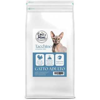 Ceci & Mimi Cat - Grain Free Adult Tacchino & Patate Dolci 7,5 Kg.