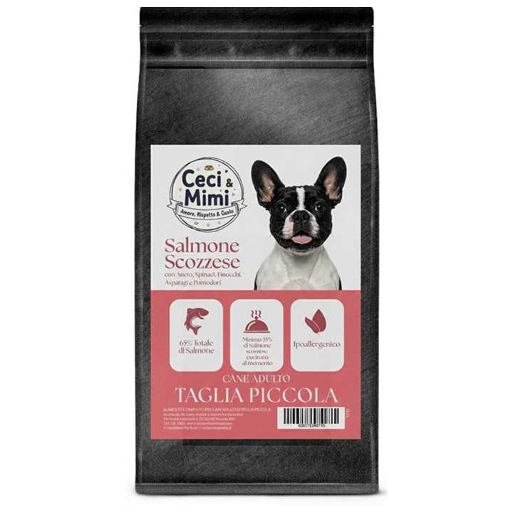 Ceci & Mimi Dog - Adult Small Salmone Scozzese, Aneto, Spinaci & Finocchi 2 Kg.