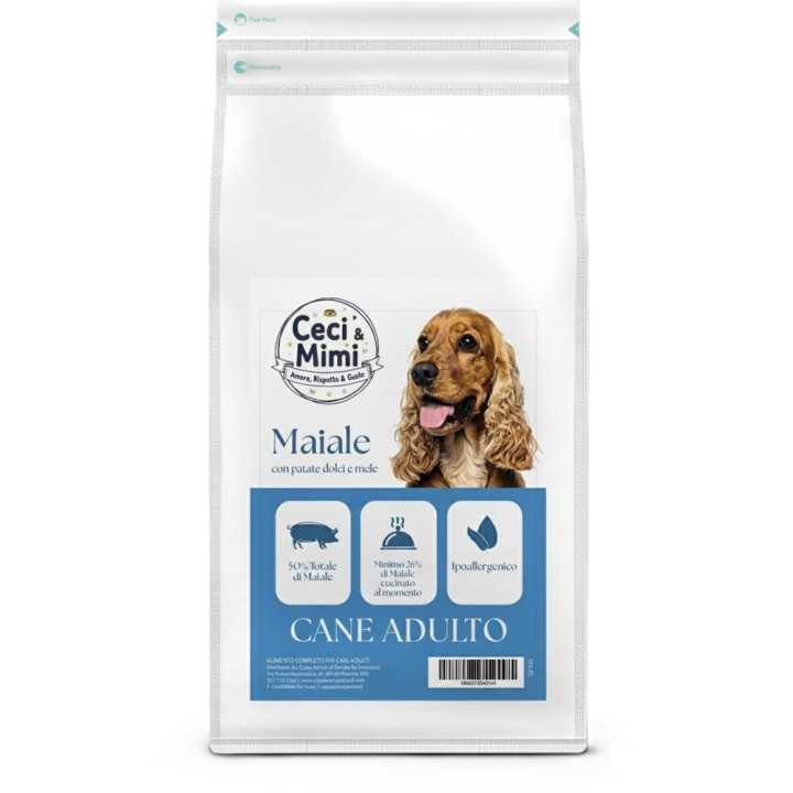 Ceci & Mimi Dog - Grain Free Adult Maiale, Patate Dolci & Mele 12 Kg.
