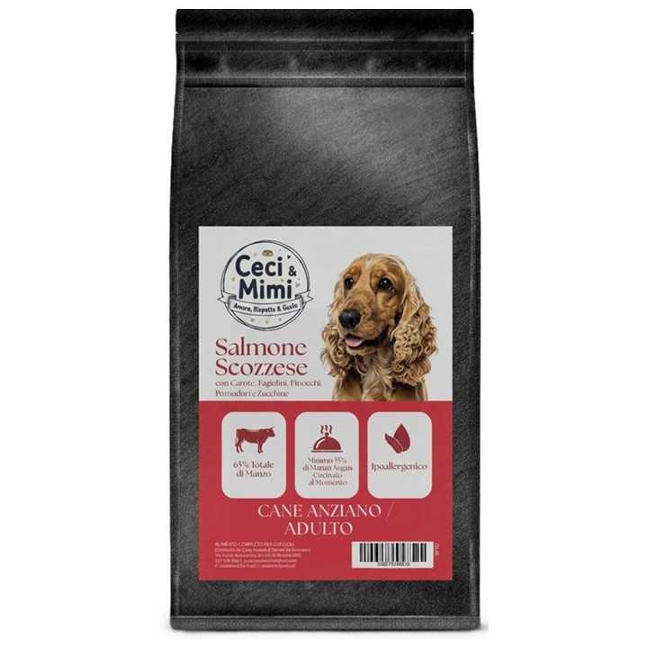 Ceci & Mimi Dog - Senior/Light Salmone Scozzese, Aneto, Spinaci & Finocchi 2 Kg.