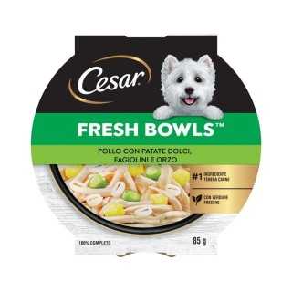 Cesar Fresh Bowls Pollo Con Patate Dolci, Fagiolini & Orzo 85 Gr.