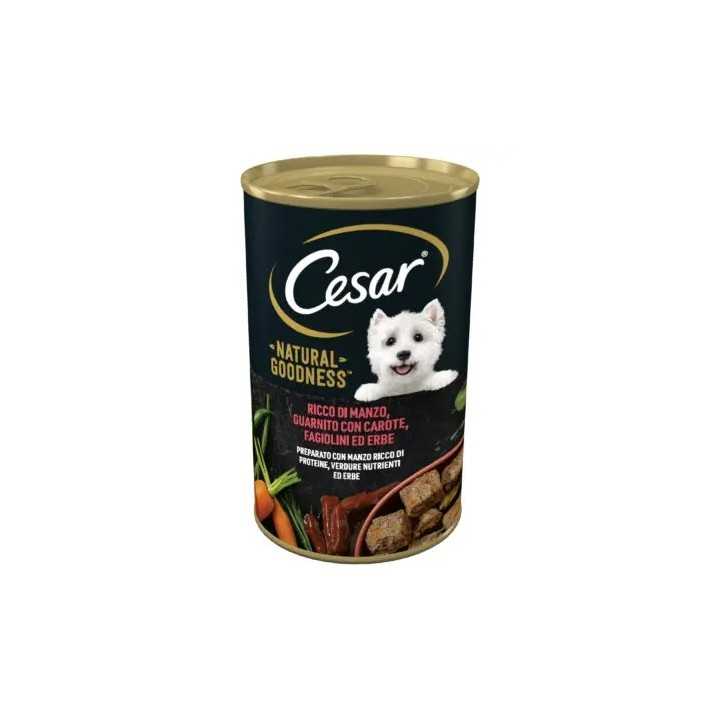 Cesar Natural Goodness Manzo, Carote, Fagiolini & Erbe 400 Gr.