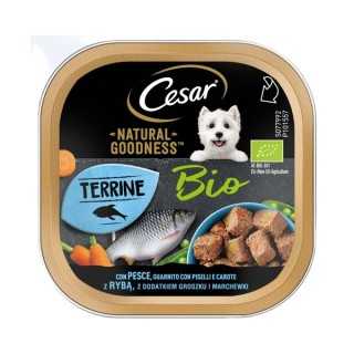 Cesar Natural Goodness Pesce, Piselli & Carote 100 Gr.