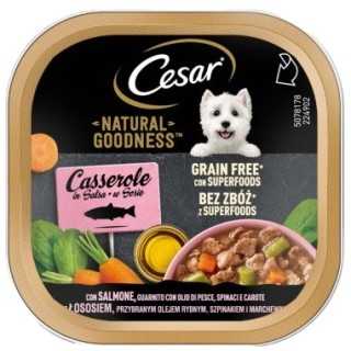 Cesar Natural Goodness Salmone, Spinaci & Carote 100 Gr.