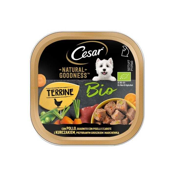 Cesar Natural Goodness Tacchino, Piselli & Spinaci 100 Gr.