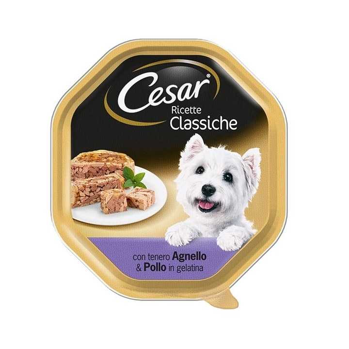 Cesar Ricette Classiche Agnello & Pollo In Gelatina 150 Gr.