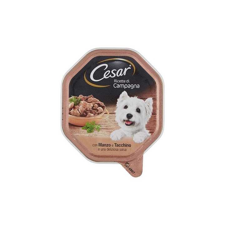 Cesar Ricette Di Campagna Tacchino, Manzo & Erbe 150 Gr.