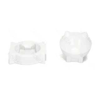 Ciotola Acqua & Cibo (13,3 X 13,2 X 8,5 Cm.)