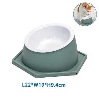 Ciotola Rialzata Per Gatti (22 X 19 X 9,4 Cm.)