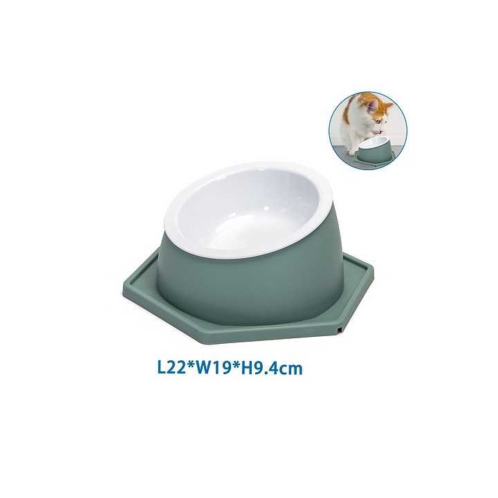 Ciotola Rialzata Per Gatti (22 X 19 X 9,4 Cm.)