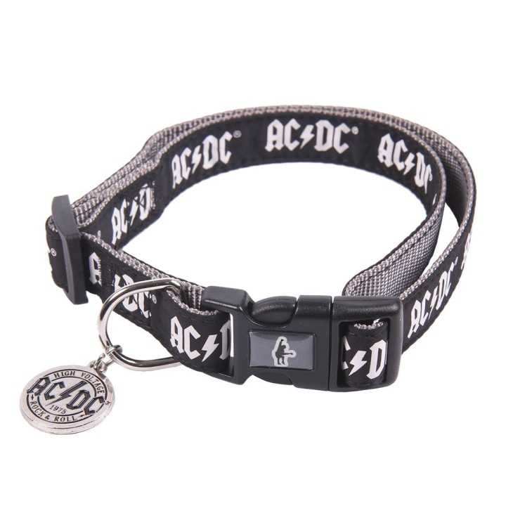 Collare Per Cani Mod. Acdc Tg. S/M