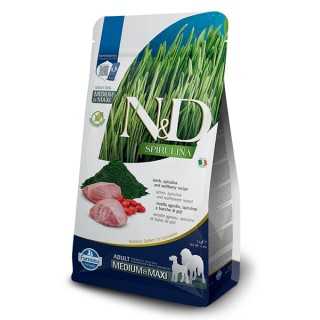 N&D Dog Spirulina Adult Mini Agnello, Spirulina & Bacche Di Goji 2 Kg.