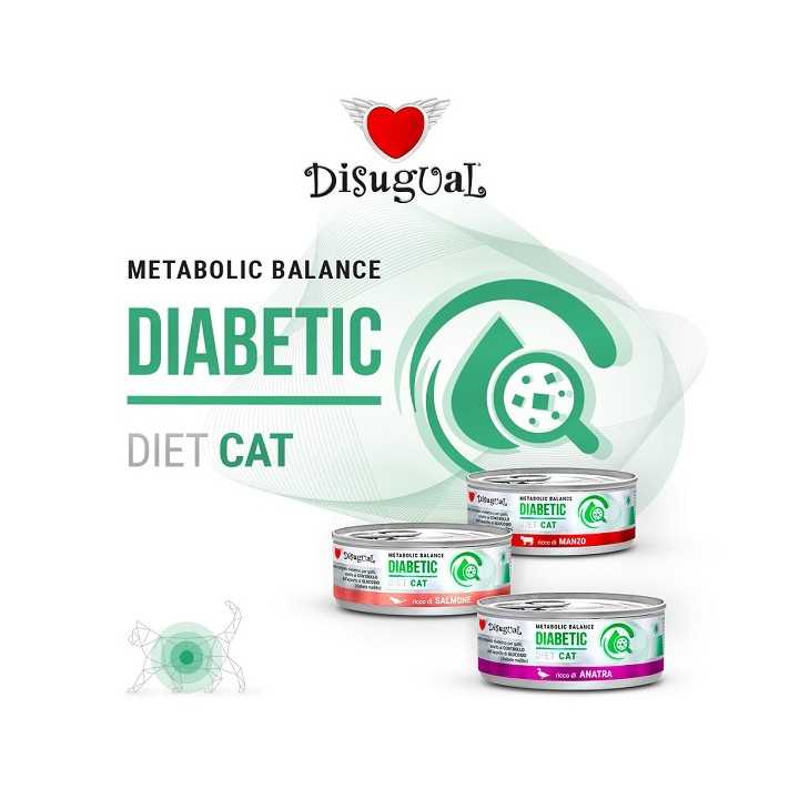 Disugual Diet Cat Diabetic Manzo 85 Gr.
