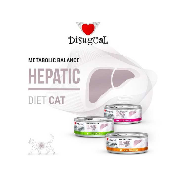 Disugual Diet Cat Hepatic Maiale 85 Gr.