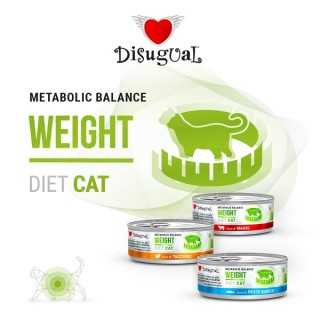 Disugual Diet Cat Weight Manzo 85 Gr.