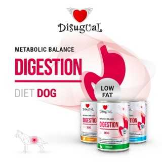 Disugual Diet Dog Digestion Low Fat Coniglio 400 Gr.