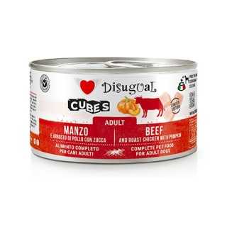 Disugual Dog Cubes Adult Manzo, Arrosto Di Pollo & Zucca 150 Gr.