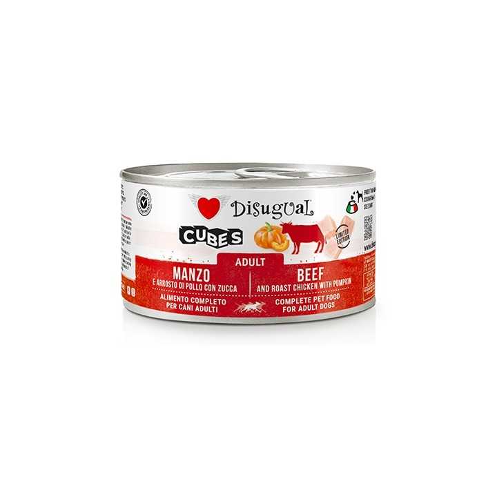 Disugual Dog Cubes Adult Manzo, Arrosto Di Pollo & Zucca 150 Gr.
