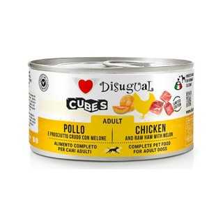 Disugual Dog Cubes Adult Pollo, Prosciutto Crudo & Melone 150 Gr.