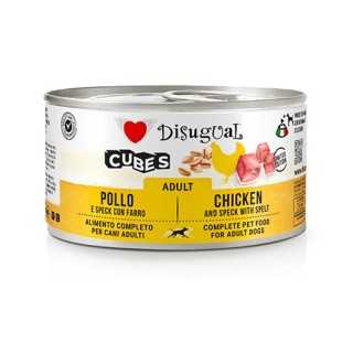 Disugual Dog Cubes Adult Pollo, Speck & Farro 150 Gr.