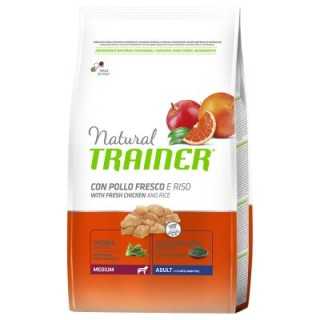 Natural Trainer Medium Adult Pollo Fresco & Riso 3 Kg.