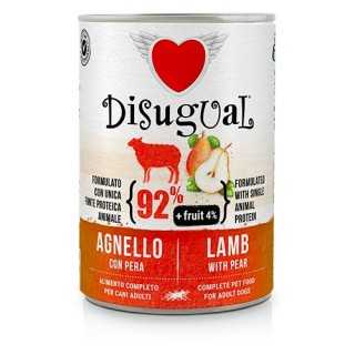 Disugual Dog Fruit Adult Agnello & Pera 400 Gr.