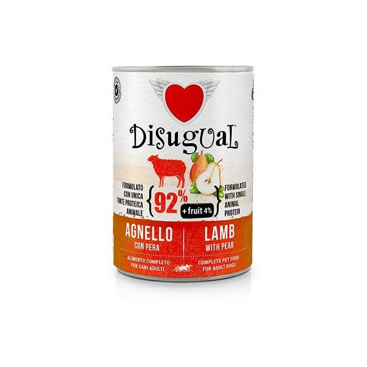 Disugual Dog Fruit Adult Agnello & Pera 400 Gr.