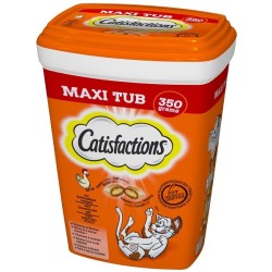 Catisfaction Snack Pollo Maxi Tub 350 Gr.