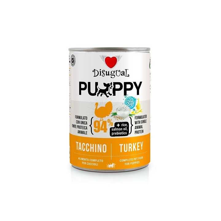 Disugual Dog Puppy Tacchino 400 Gr.