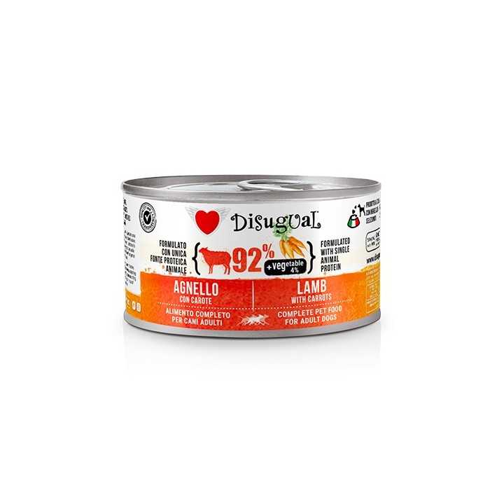 Disugual Dog Vegetable Agnello & Carote 150 Gr.