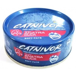 Catnivor Soft Pate' Anatra 80 Gr.