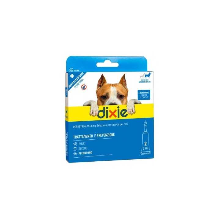 Dixie Spot-On Antiparassitario Per Cani (Maggiore15 Kg.) 2 Pipette